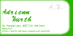 adrienn wurth business card